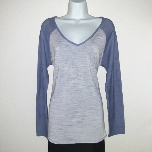 Loveappella Baseball Shirt * Gray & Blue/Purple * EUC Vintage * XL * PJ's * Tee - Picture 1 of 6